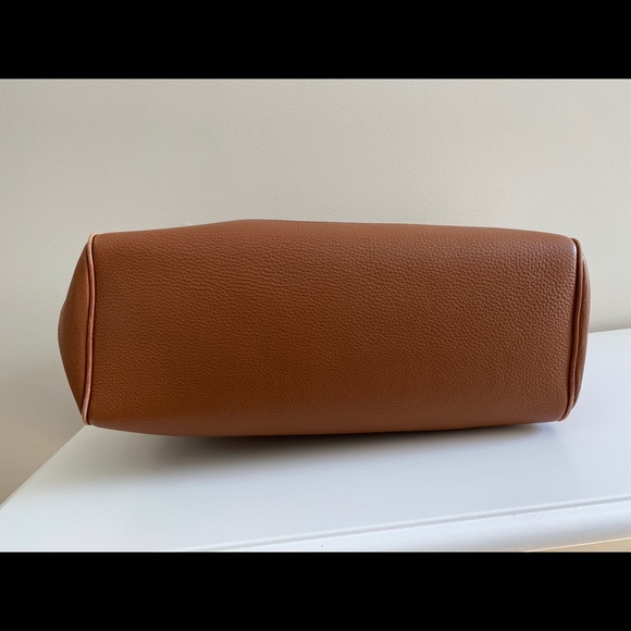 Tory Burch Brown Leather Tote Bag - Picture 4 of 10